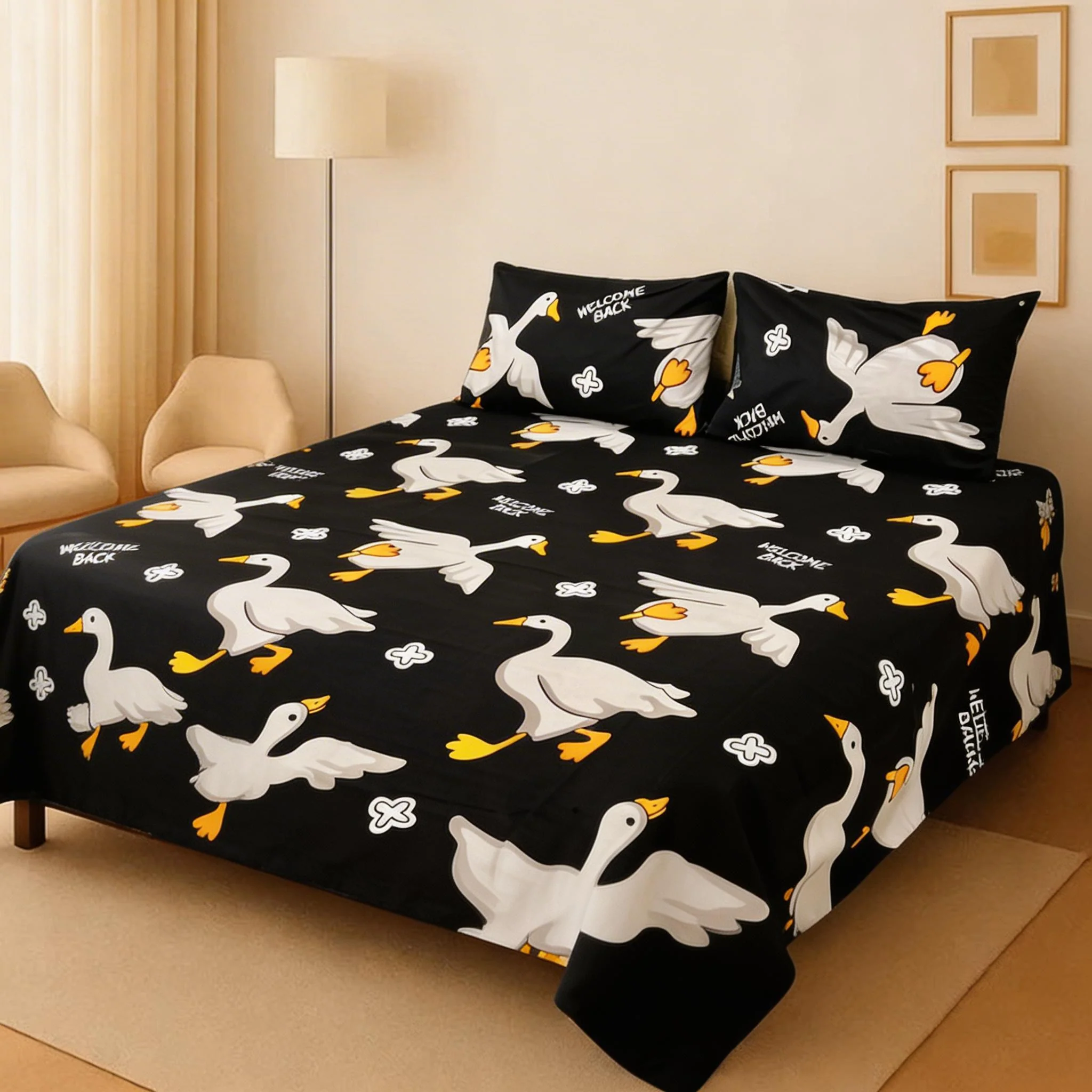 DUCK PARADE BEDSHEET SET - 3 PCS
