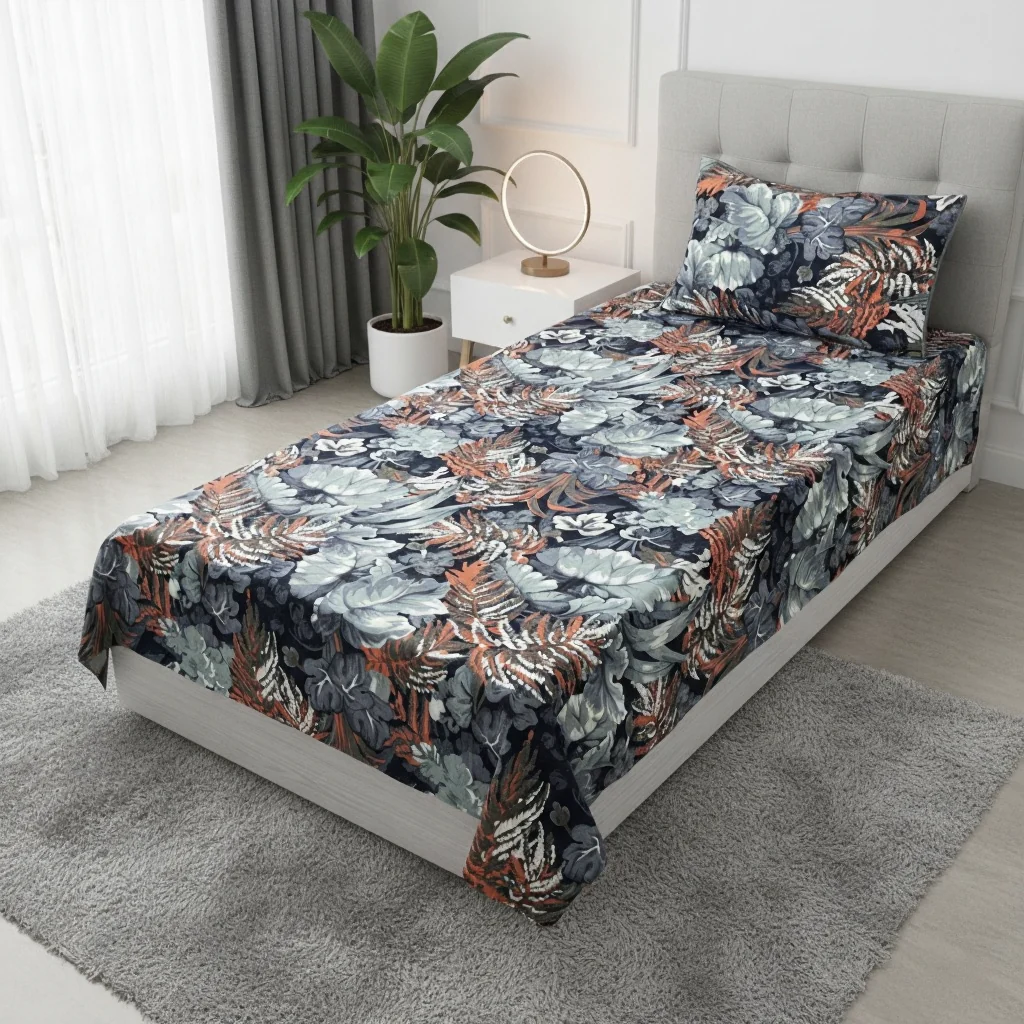 EMERALDA SINGLE BEDSHEET SET