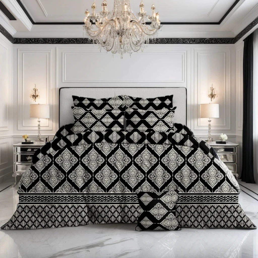 RAVEN COMFORTER SET- 7 PCS